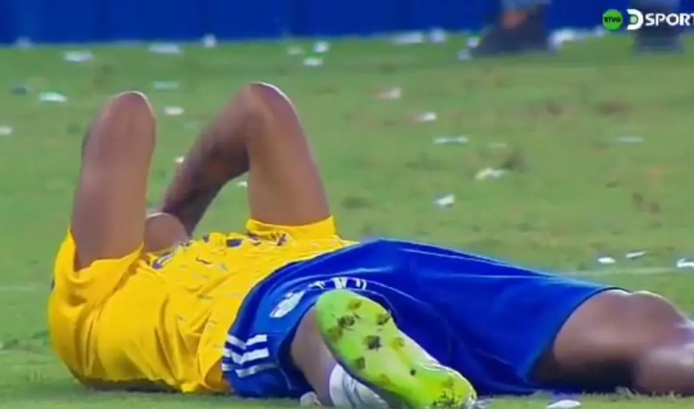 Grimaldo es habitual titular en Sporting Cristal. Foto: captura/DirecTV Sports - Video: DirecTV Sports