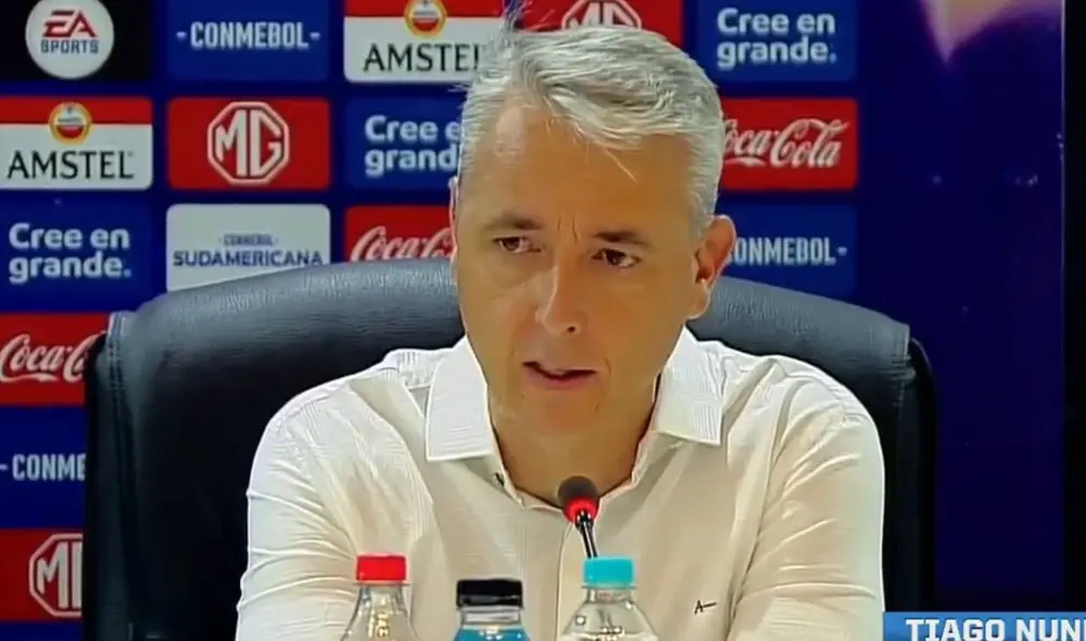 Tiago Nunes llegó a Cristal este 2023 desde el fútbol de Brasil. Foto y video: ESPN Tiago Nunes llegó a Cristal este 2023 desde el fútbol de Brasil. Foto y video: ESPN