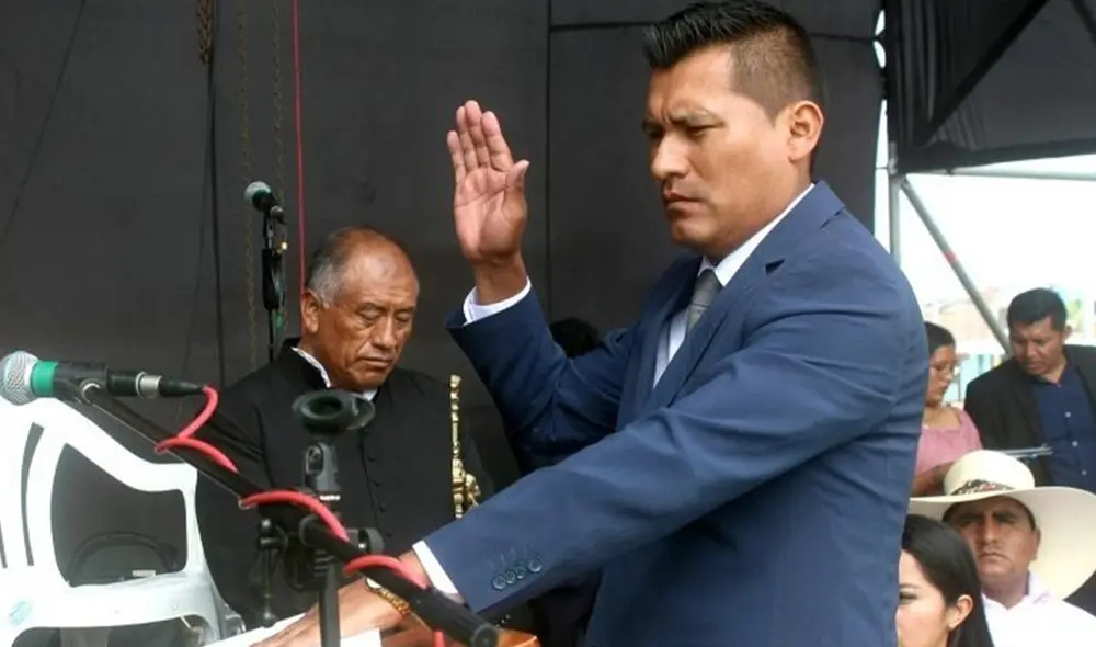 Fredy Lope ganó las elecciones en octubre del 2022. Sin embargo, creó empresa días antes de asumir cargo. Foto: Municipalidad de Santa Rita