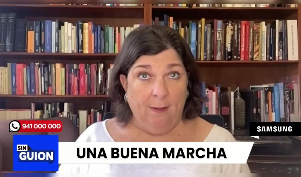 Rosa María Palacios analizó la ejecución de la marcha del 19J. Foto: LR+ - Video: LR+ Rosa María Palacios analizó la ejecución de la marcha del 19J. Foto: LR+ - Video: LR+
