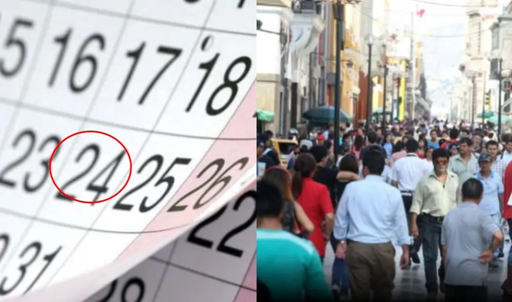 ¿Qué señala la norma sobre el lunes 24? Foto: composición LR/Andina/Andina