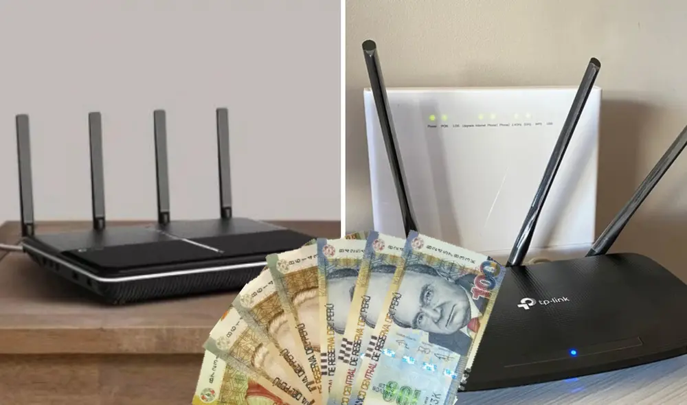 El módem y el router suelen estar enchufados las 24 horas del día. Foto: composición LR/Xataka El módem y el router suelen estar enchufados las 24 horas del día. Foto: composición LR/Xataka