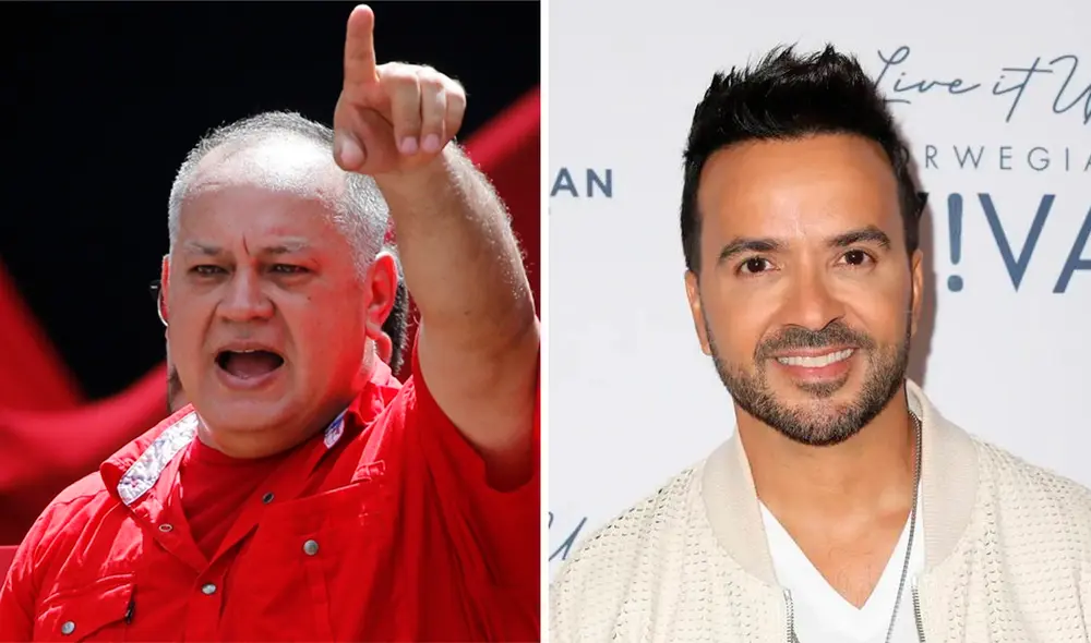 Anteriormente Diosdado Cabello ya había llamado "inmoral" a Fonsi. Foto: composiciónLR/Sputnik Mundo/LOS40