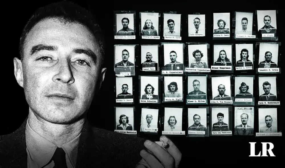 El físico Robert Oppenheimer lideró el Proyecto Manhattan, un equipo secreto de científicos que buscaban crear la bomba atómica a contrarreloj. Foto: composición de Jazmín Ceras / La República