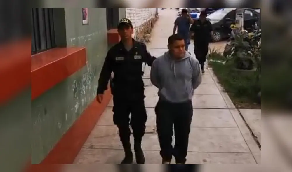 Sujetos fueron llevados a la comisaría del lugar. Foto y video: PNP Sujetos fueron llevados a la comisaría del lugar. Foto y video: PNP