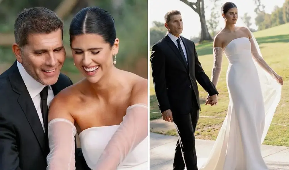 Andrea Bosio conoció a Christian Meier cuando trabajaba en el área de Marketing para una conocida empresa de cosméticos, en la que el actor es imagen. Foto: Composición LR/Hola/Instagram