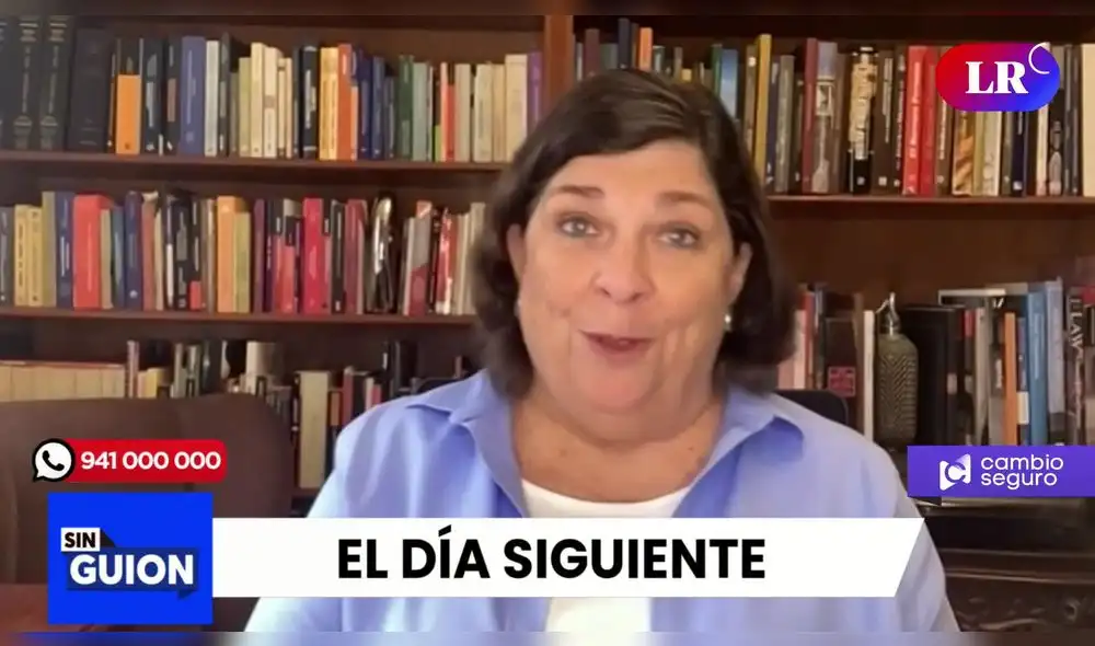 Rosa María Palacios analiza los resultados de la marcha del 19J. Foto/Video: LR+ Rosa María Palacios analiza los resultados de la marcha del 19J. Foto/Video: LR+