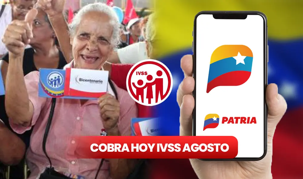 Este 21 de julio, inició el pago de la pensión IVSS de agosto 2023. Foto: composición LR/ IVSS/ Freepik/ Patria