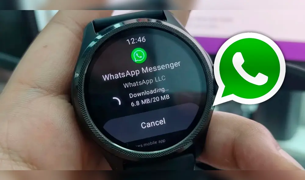 La versión de WhatsApp para smartwatches Wear OS es oficial y está disponible en Google Play Store. Foto: Androidphoria