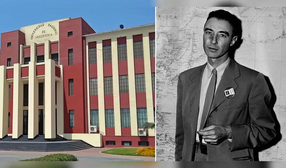 Oppenheimer pisó el Perú en 1962 para ser condecorado por la UNI. Foto: National Geographic