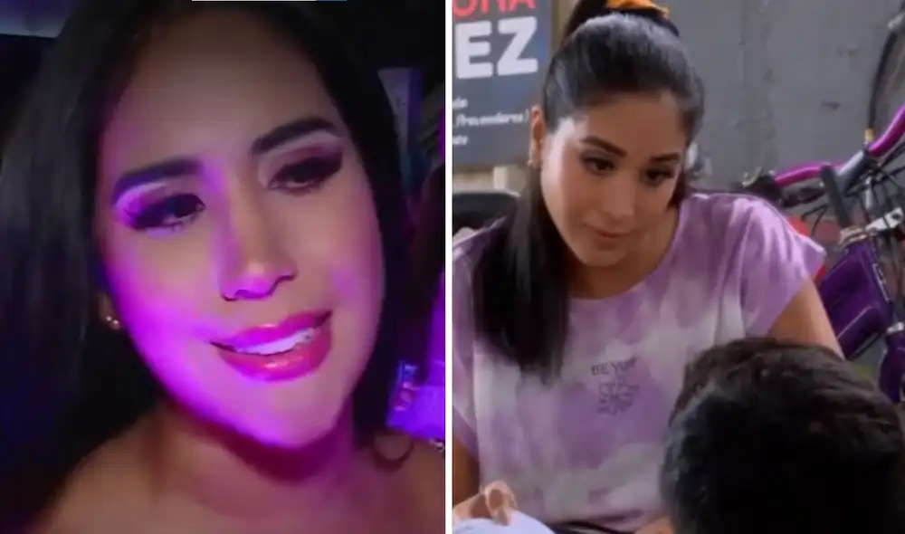 Melissa Paredes defiende su carrera de actriz. Foto: composición LR/ Capturas de América TV Melissa Paredes defiende su carrera de actriz. Foto: composición LR/ Capturas de América TV