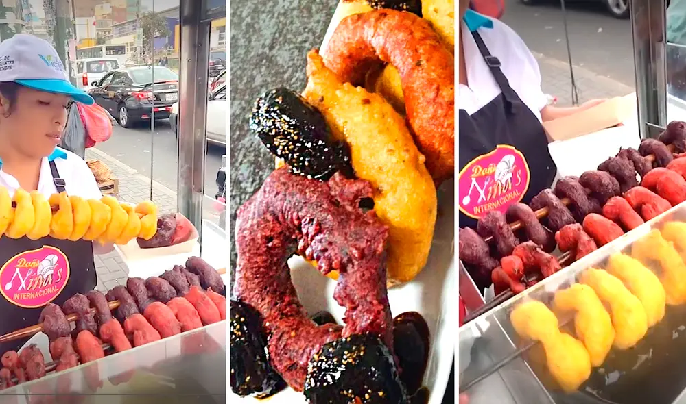 También podrás adquirir una mixtura de picarones para probar diferentes sabores. Foto: Facebook/TikTok/Doña Ninas