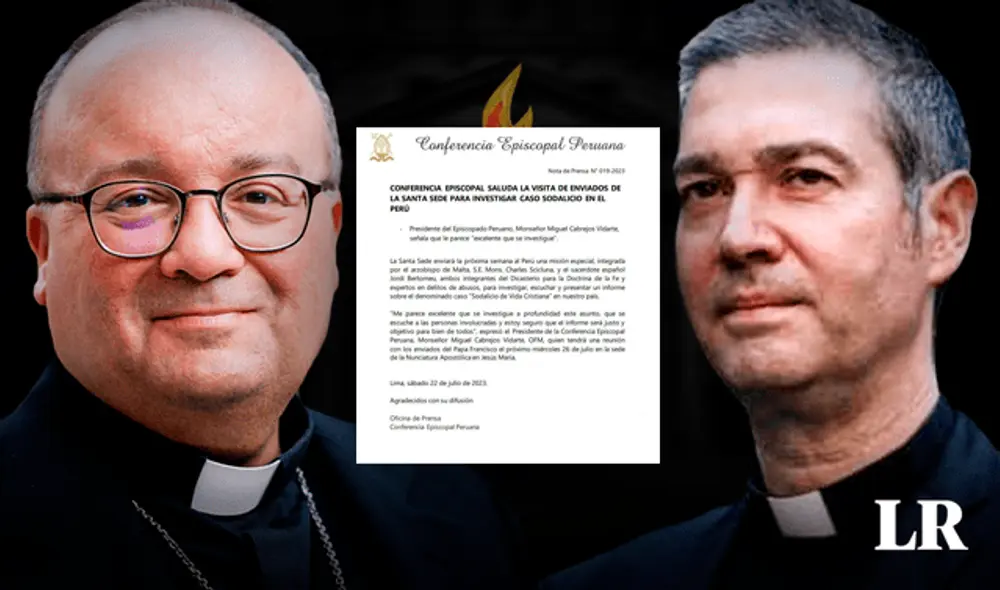 Conferencia Episcopal saluda llegada de comisión enviada por el Vaticano. Foto: Composición LR - Fabrizio Oviedo