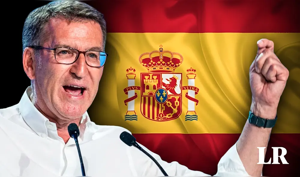Alberto Núñez, candidato de derecha a las elecciones en España Foto: Composición de Fabrizio Oviedo / La República Alberto Núñez, candidato de derecha a las elecciones en España Foto: Composición de Fabrizio Oviedo / La República