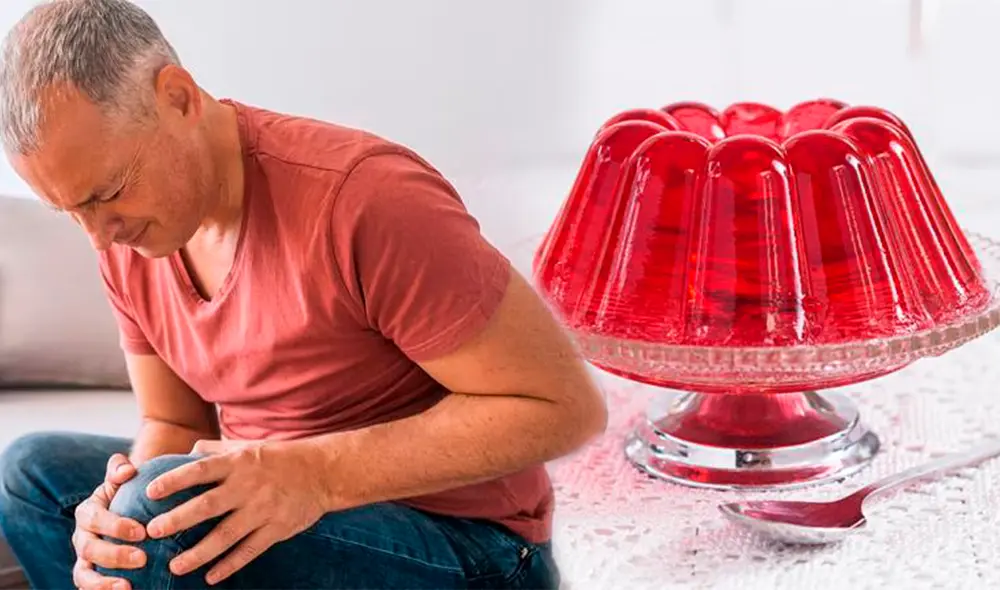 La gelatina es un alimento recomendado para después de haber sufrido un accidente óseo o articular. Foto: difusión