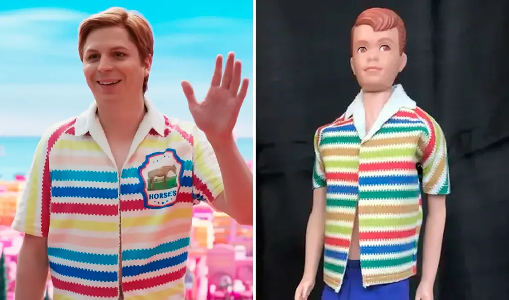 Michael Cera es quien le da vida a Allan Sherwood en la taquillera película de ‘Barbie’. Foto: composición LR/Warner Bros. Pictures/etsy.com Michael Cera es quien le da vida a Allan Sherwood en la taquillera película de ‘Barbie’. Foto: composición LR/Warner Bros. Pictures/etsy.com