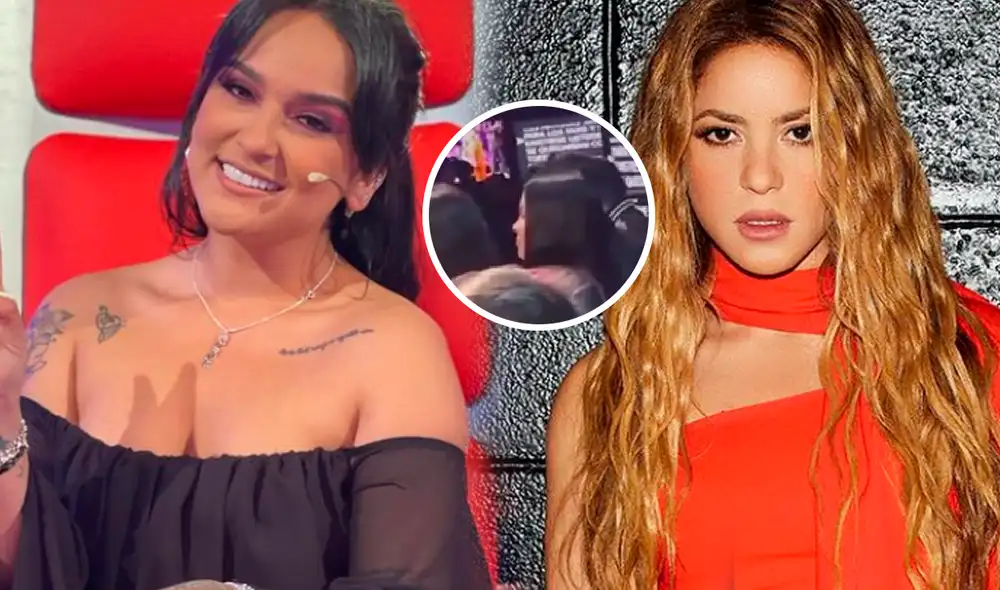 Daniela Darcourt estuvo con Shakira en los Premios Juventud 2023. Foto: composición LR/Daniela Darcourt/Instagram/Shakira