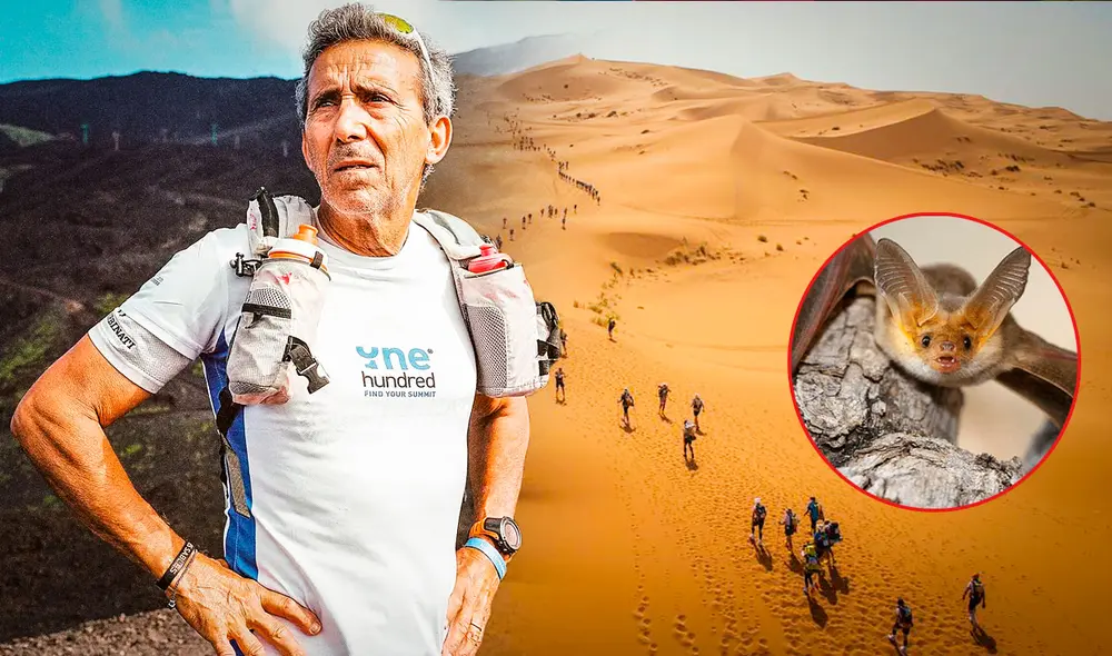 Mauro Prosperi sobrevivió nueve días en el desierto gracias a la sangre de murciélagos. Foto: composición LR/The Guardian/Facebook/Marathon des Sables/ABC Mauro Prosperi sobrevivió nueve días en el desierto gracias a la sangre de murciélagos. Foto: composición LR/The Guardian/Facebook/Marathon des Sables/ABC