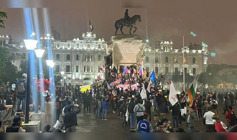 Este sábado 22 de julio se registra una nueva marcha contra el Gobierno de Dina Boluarte. Foto: Omar Coca/ La República Este sábado 22 de julio se registra una nueva marcha contra el Gobierno de Dina Boluarte. Foto: Omar Coca/ La República