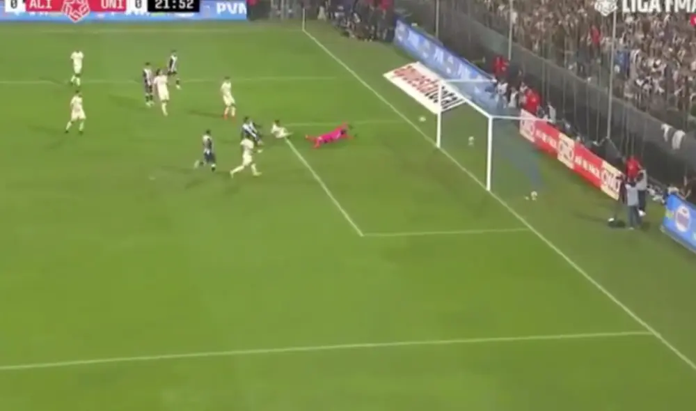 Sabbag tuvo la más clara del clásico en Matute. Foto: Liga 1 Max Sabbag tuvo la más clara del clásico en Matute. Foto: Liga 1 Max