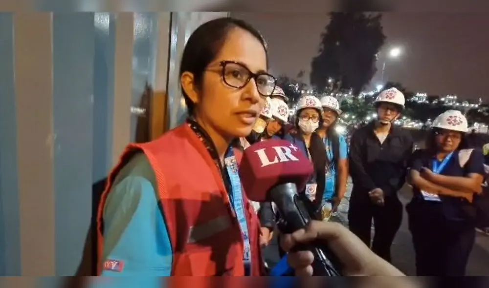 Lizeth Guevara Canales fue agredida por efectivos policiales la noche durante 'Marcha Nacional' del 22 de julio. Foto y video: La República