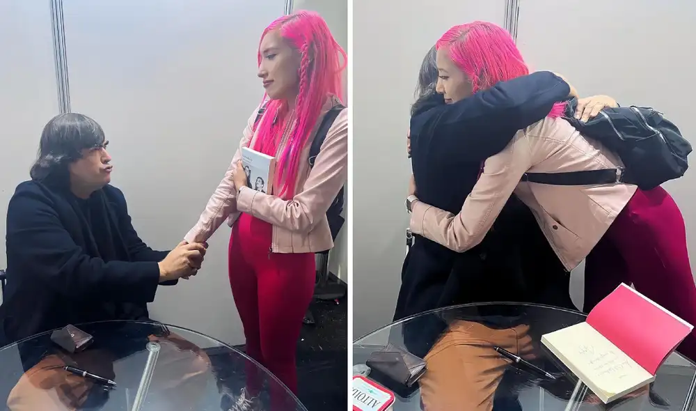 Cint Gutierrez, hija de Tongo, reveló que se echó a derramar algunas lágrimas luego de que Jaime Bayly le expresó unas palabras como si fuese su hija.  Foto: composición LR/Cint Gutiérrez/Instagram - Video: Cint Gutiérrez/TikTok