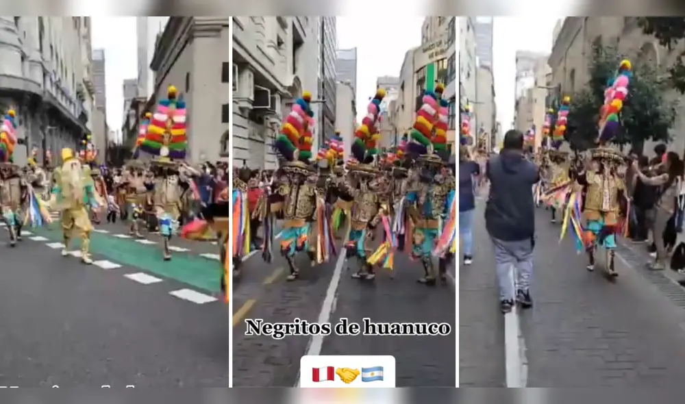 Usuarios se emocionaron tras ver al elenco peruano en Argentina. Foto: composición LR/TikTok/@negritosdehuanuco Usuarios se emocionaron tras ver al elenco peruano en Argentina. Foto: composición LR/TikTok/@negritosdehuanuco