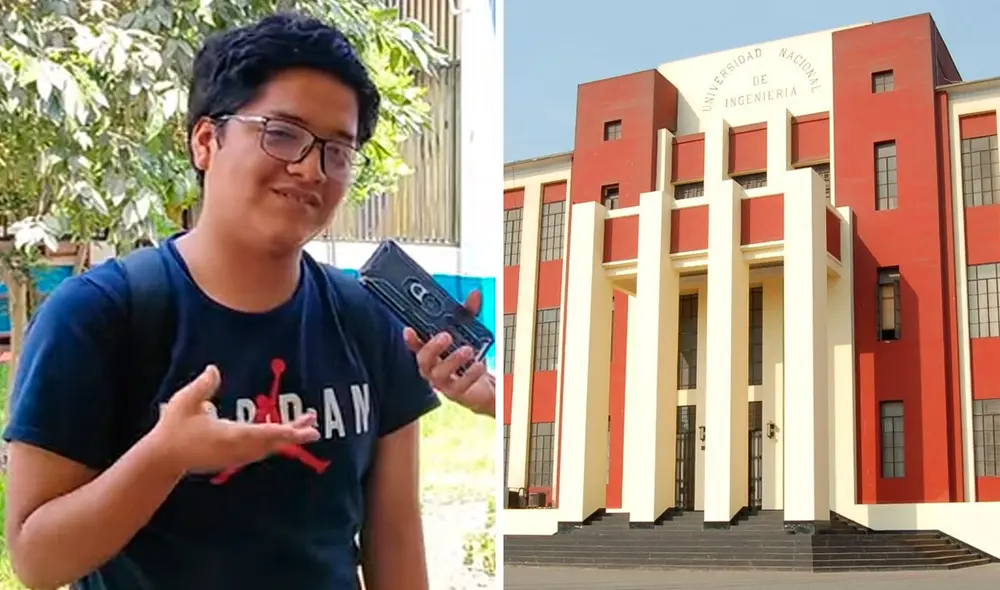El joven piurano reveló cómo hizo para ingresar a la UNI tras terminar su etapa escolar. Foto: composición LR/Vincent Zuc/YouTube/UNI