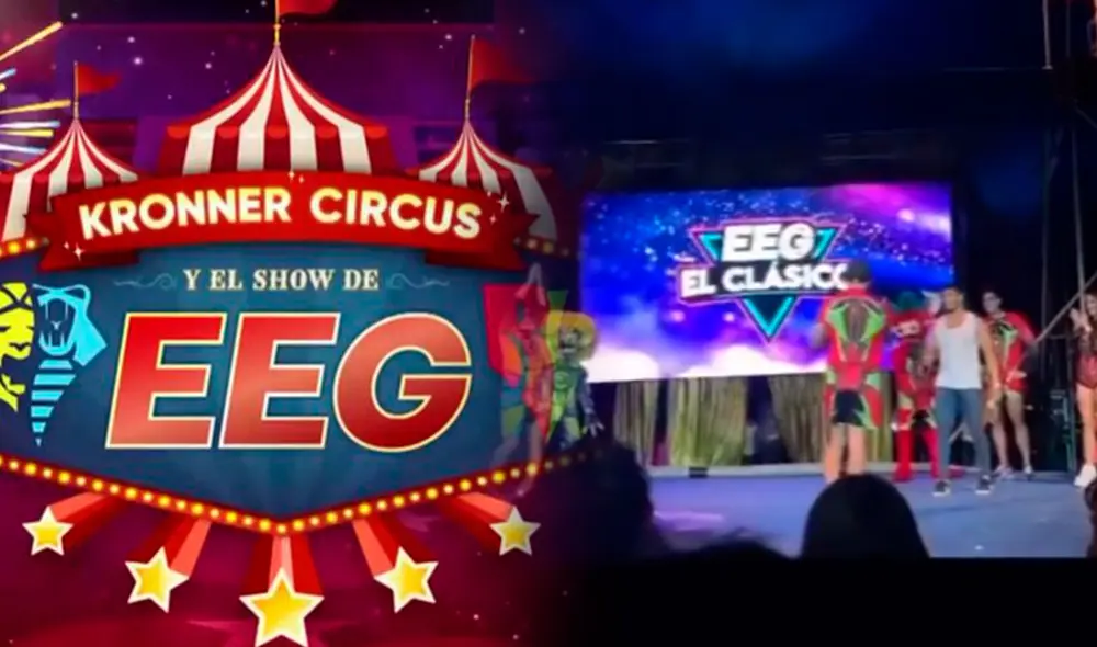 'Esto es guerra' presentó su show circense junto a Kronnet Circus y Yahaira Plasencia 'amadrinó' la función. Foto: composición/captura Instagram/difusión