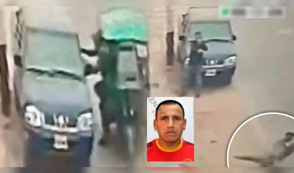 El oficial se encuentra en estado crítico luego de recibir un disparo en la cabeza. Video: Panamericana /Foto:  Composición EP