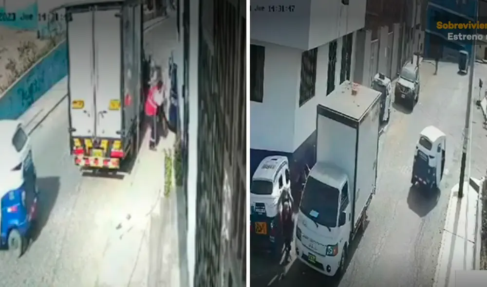 Chorrillos. Minutos antes, los malhechores intentaron robar a otro trabajador. Foto: composición LR/Latina/Video:Latina Chorrillos. Minutos antes, los malhechores intentaron robar a otro trabajador. Foto: composición LR/Latina/Video:Latina