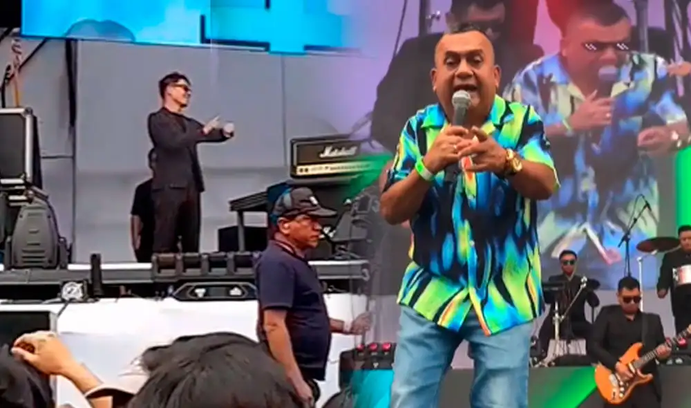 Tony Rosado no dejó cantar a Salim Vera en festival. Foto: composición LR/captura de TikTok Tony Rosado no dejó cantar a Salim Vera en festival. Foto: composición LR/captura de TikTok