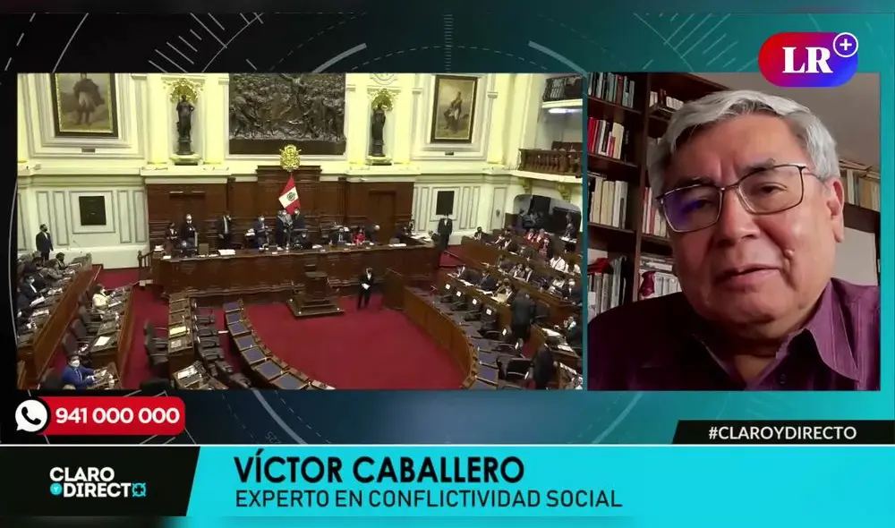 Augusto Álvarez conversó con Víctor Caballero sobre el contexto político. Foto/Video: LR+ Augusto Álvarez conversó con Víctor Caballero sobre el contexto político. Foto/Video: LR+