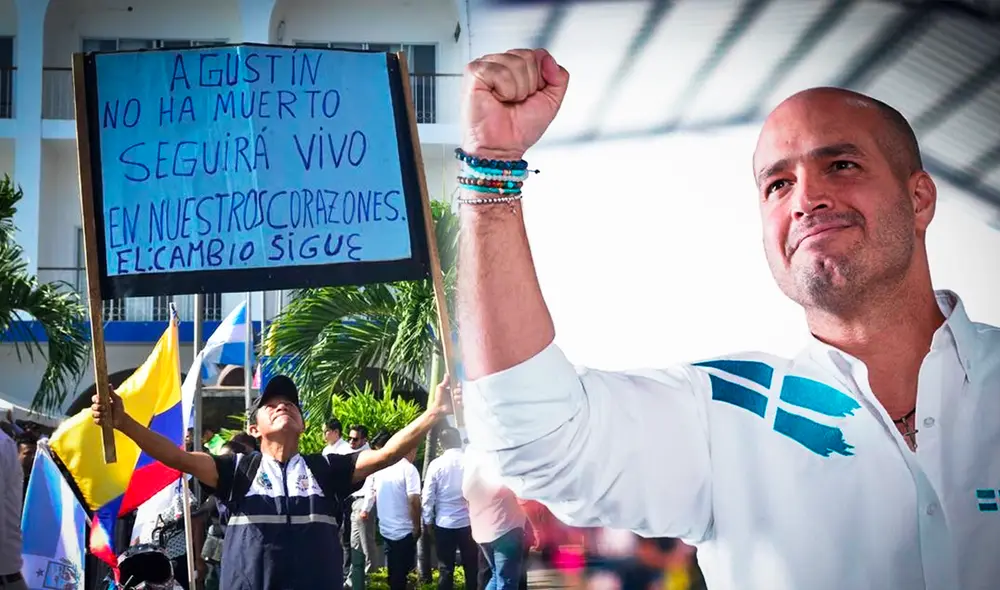 El alcalde de Manta, Agustín Intriago, fue asesinado durante el recorrido en una obra el 23 de julio. Foto: composición LR/El Universo/Agustín Intriago/Facebook El alcalde de Manta, Agustín Intriago, fue asesinado durante el recorrido en una obra el 23 de julio. Foto: composición LR/El Universo/Agustín Intriago/Facebook