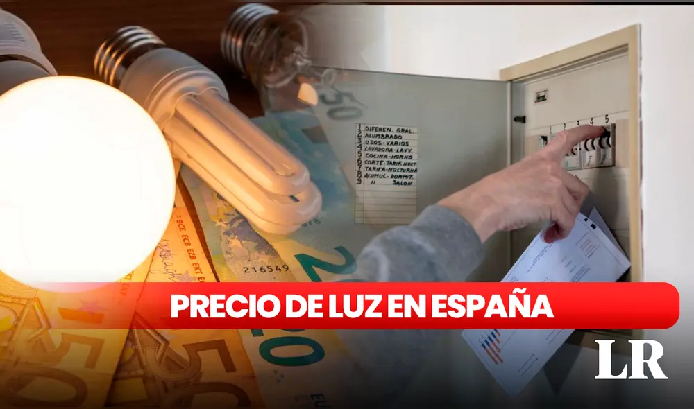 El importe más alto de luz en España superaría los 120 euros por megavatio/hora (MWh). Foto: composición LR/Fabrizio Oviedo/Infobae El importe más alto de luz en España superaría los 120 euros por megavatio/hora (MWh). Foto: composición LR/Fabrizio Oviedo/Infobae