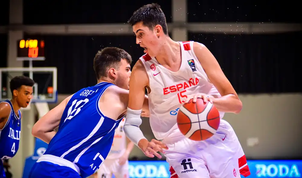 Aday Mara fue la figura de España con 23 puntos. Foto: FIBA