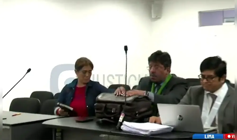 Sada Goray podría fugarse y obstaculizar a la justicia si se mantiene en libertad, asevera la Fiscalía. Foto: captura Justicia TV Sada Goray podría fugarse y obstaculizar a la justicia si se mantiene en libertad, asevera la Fiscalía. Foto: captura Justicia TV