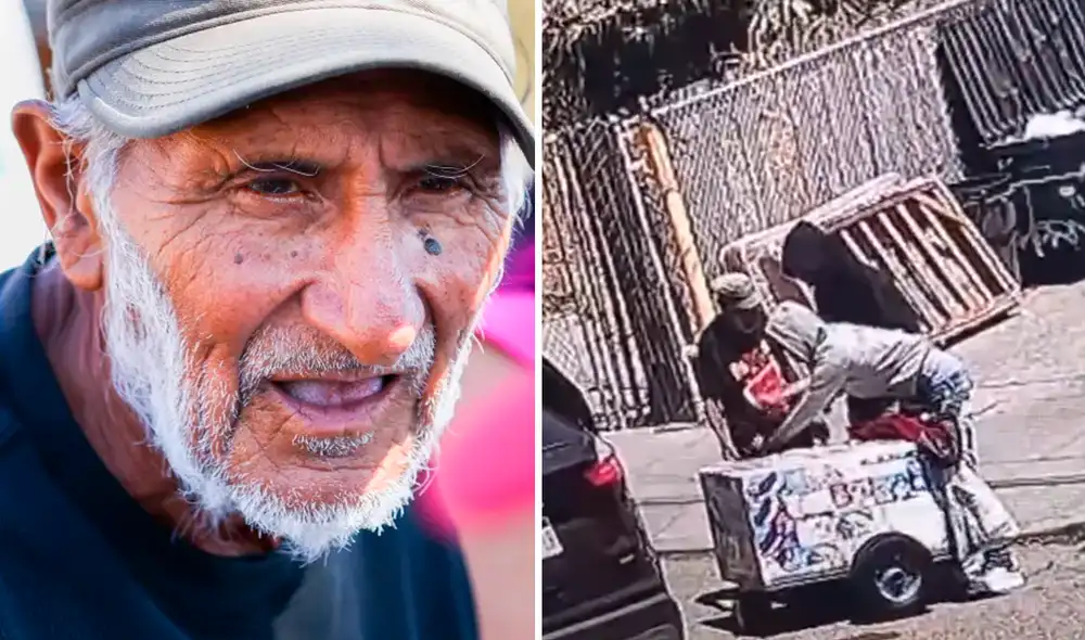 El vendedor de helados Juan Alberto Díaz Carazas, de 82 años, agradeció el apoyo de los ciudadanos de Oakland , tras ser víctima de un robo. Foto: composición LR/Ray Chavez/Bay Area News Group/@citizen/Instagram - Video: @citizen/Instagram