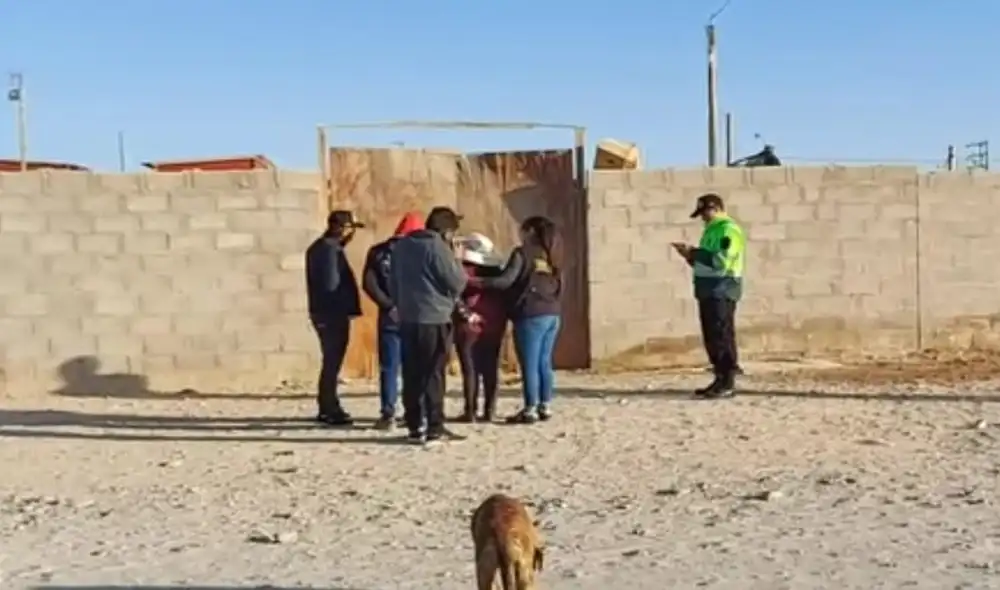 Nueve agentes acudieron para iniciar investigaciones. Foto: Leonela Aquino LR Nueve agentes acudieron para iniciar investigaciones. Foto: Leonela Aquino LR