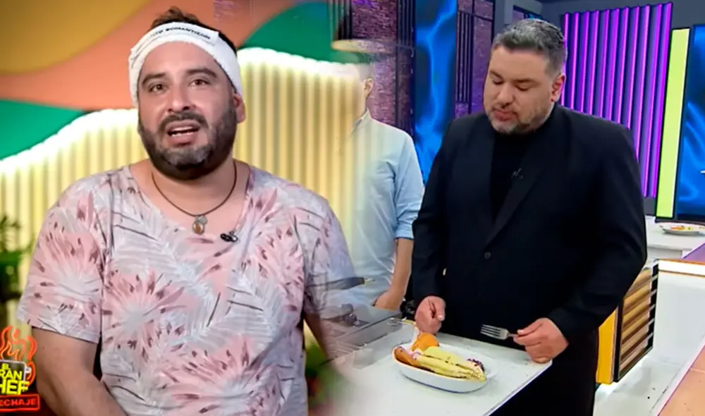 Junior Silva enfurece con Javier Masías por decir nuevamente que su comida es "desagradable". Foto: captura/Latina