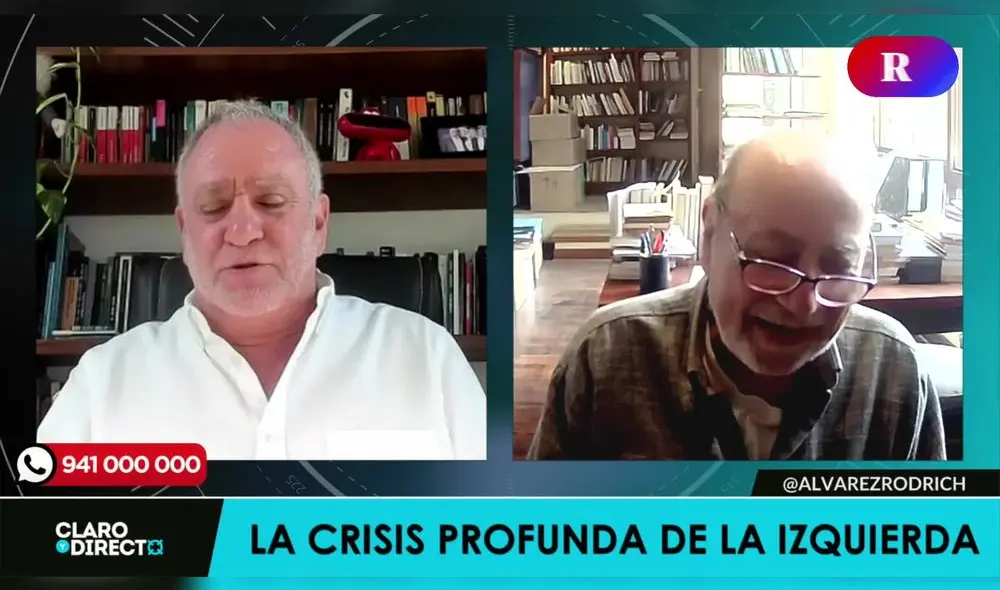 Augusto Álvarez Rodrich conversó con Alberto Adrianzén sobre la crisis de la izquierda. Foto/Video: LR+ Augusto Álvarez Rodrich conversó con Alberto Adrianzén sobre la crisis de la izquierda. Foto/Video: LR+