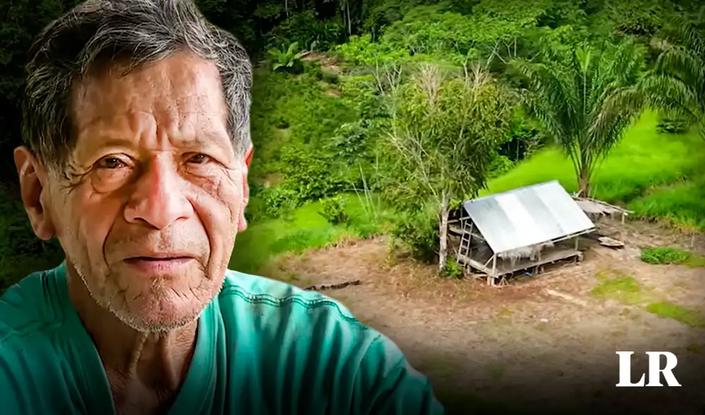 Conoce cómo Emilio Mariano Shareba tuvo que adaptarse para vivir solo en medio de la selva. Foto: /Jordy Aventurero/captura YouTube
