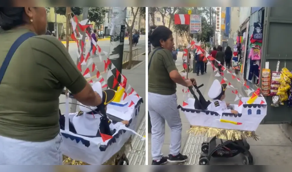'Graucito' le dicen al pequeño niño en las redes sociales. Foto: composición LR/ TikTok/@marinajulca11