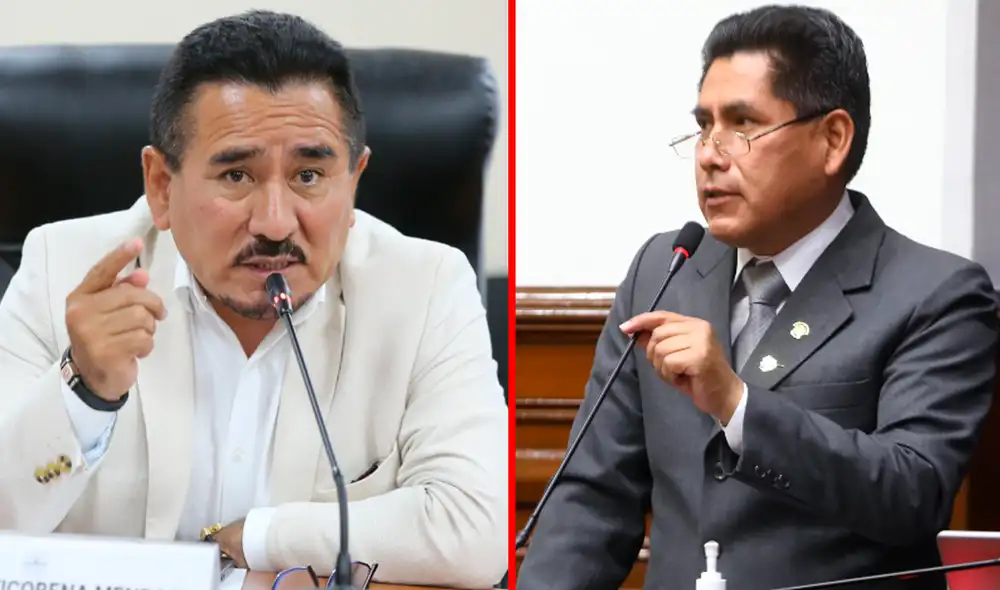 La primera lista que se presentó está liderada por Alejandro Soto de Alianza para el Progreso e incluye a Fuerza Popular, Perú Libre y Avanza País. Mesa directiva. Foto: composición LR/Congreso de la República
