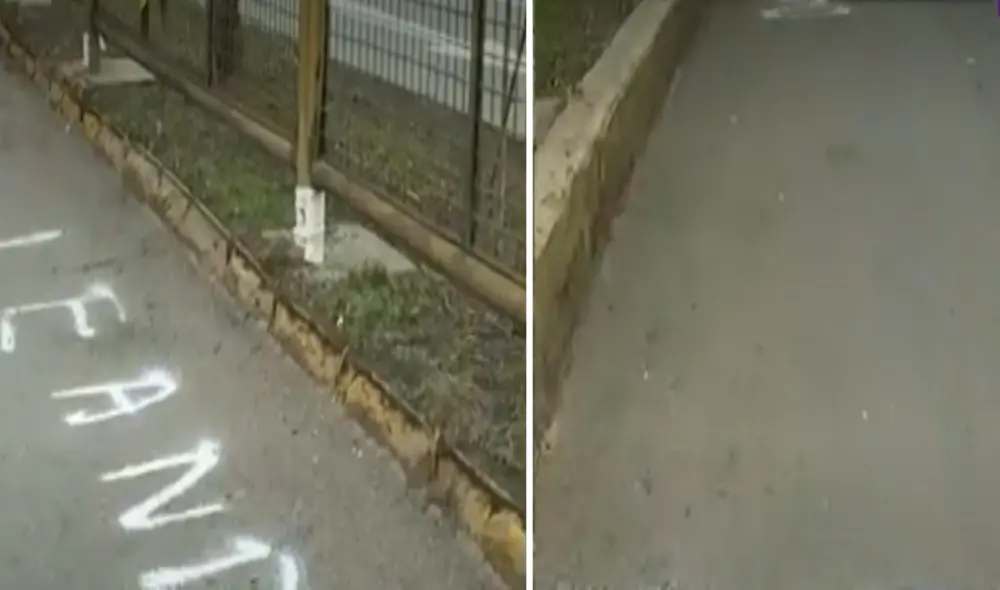Zonas de la avenida Brasil amanecieron con pintas a pocos días del Desfile Militar. Foto: captura de Latina Zonas de la avenida Brasil amanecieron con pintas a pocos días del Desfile Militar. Foto: captura de Latina