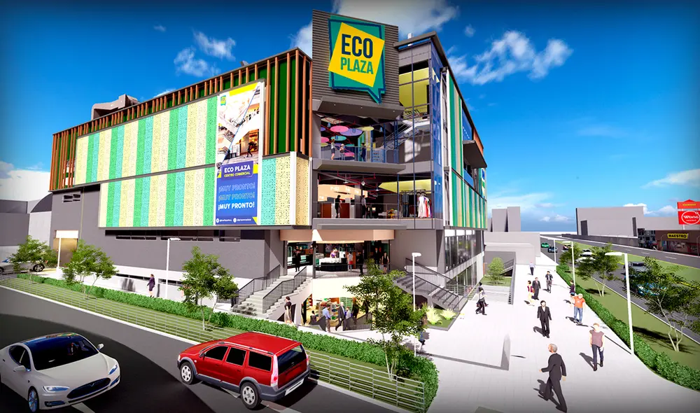 Eco Plaza, el nuevo centro comercial de Ate. Foto: Grupo Eco Plaza Eco Plaza, el nuevo centro comercial de Ate. Foto: Grupo Eco Plaza