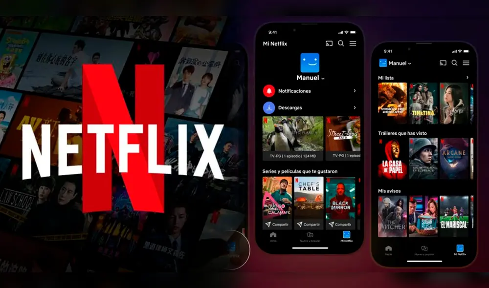 My Netflix está disponible, por el momento, solo para usuarios de iOS. Foto: composición LR/Netflix/Ecommerce News