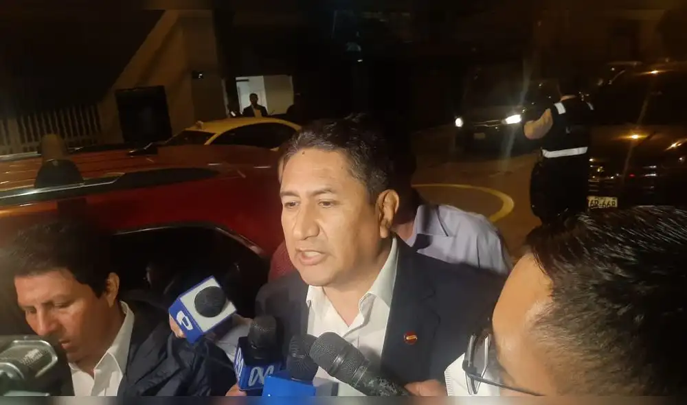 El fundador de Perú Libre intentó justificar alianza de su partido con Fuerza Popular. Foto y video: Diego Rosales/La República