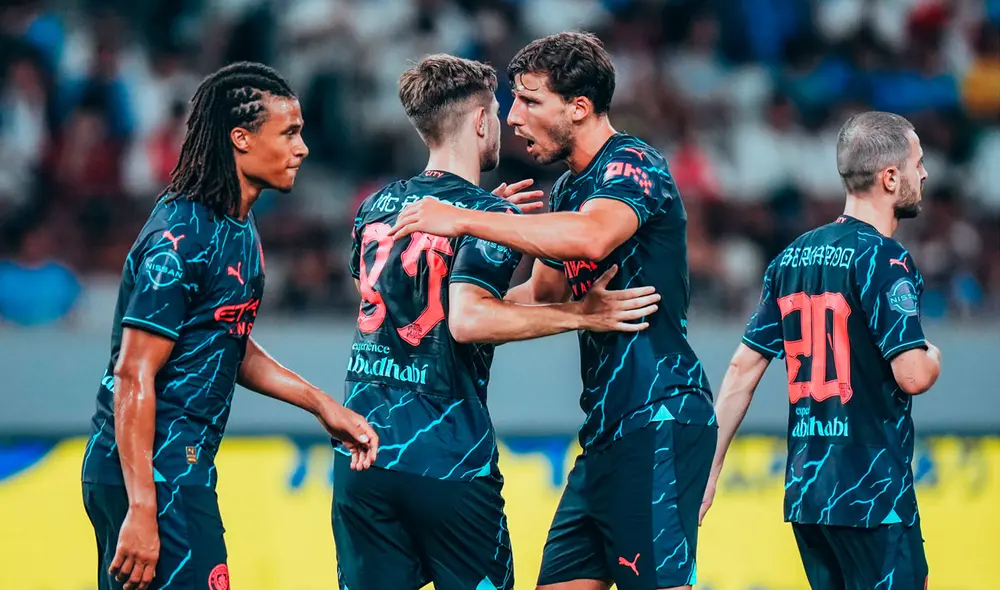 Los dirigidos por Pep Guardiola sacaron un valioso triunfo en su priemr amistoso. Foto: Manchester City