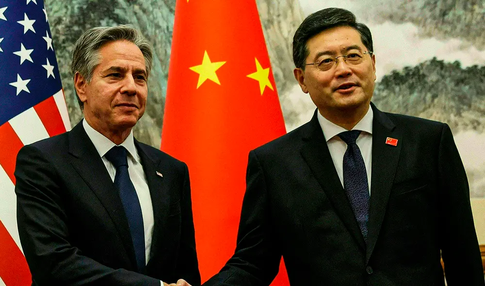 China no ha querido dar razón de Qin Gang y ha borrado cualquier referencia suya. Foto: AFP